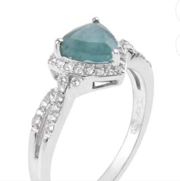 RARE Grandidierite & Diamonds Ring💍! Size 8! - Picture 5 of 11